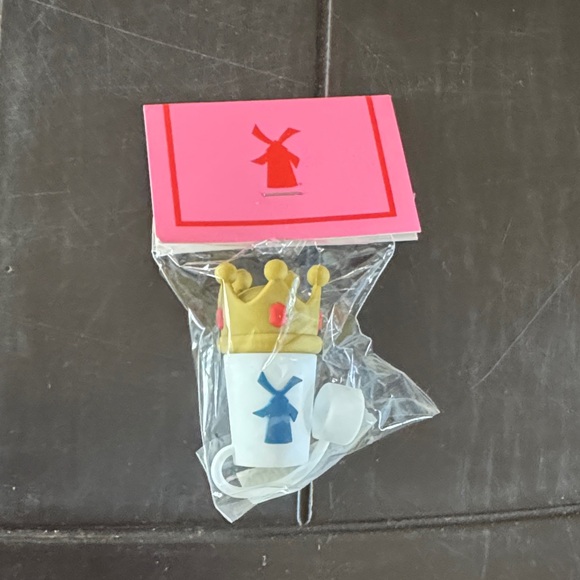 Dutch Limited Drop Passenger Princess Water Bottle Straw Stopper Windmill Design - Picture 1 of 4